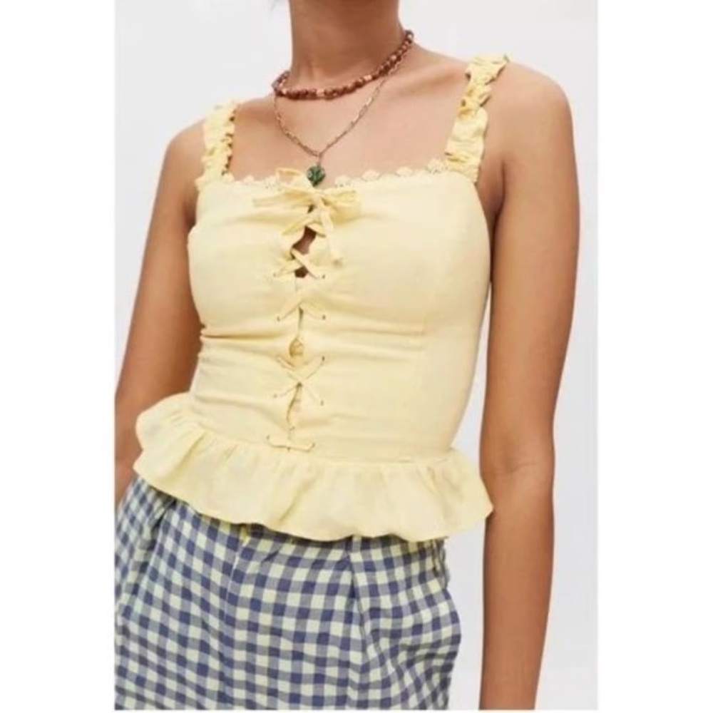 Urban Outfitters Goodie Lace Up Bustier